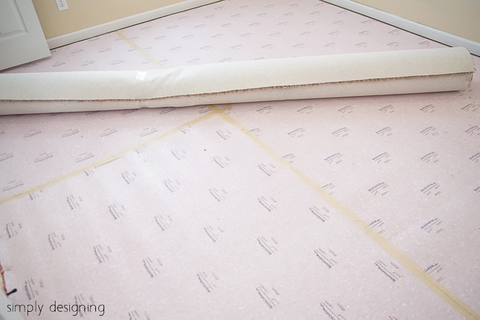Install new carpet pad