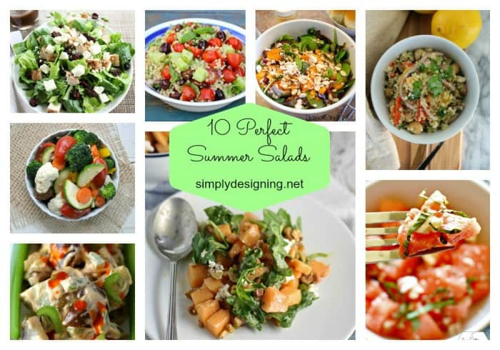 Salads Featured Image Use this One final | Salad Recipes for Spring and Summer | 30 | clean and organize