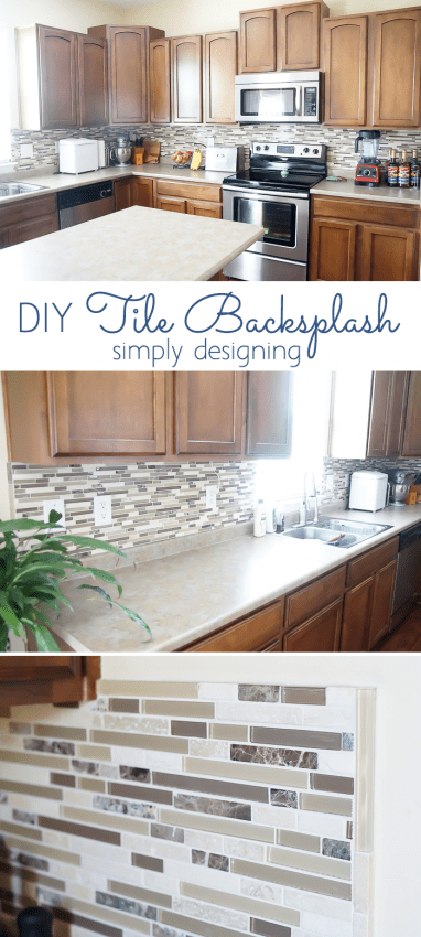 DIY Tile Backsplash