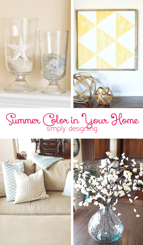 Incorporate Summer Colors into your Home Without Breaking your Budget