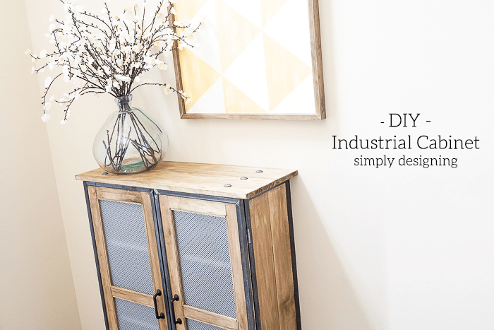 DIY Industrial Cabinet Hack - you will not believe what this used to look like