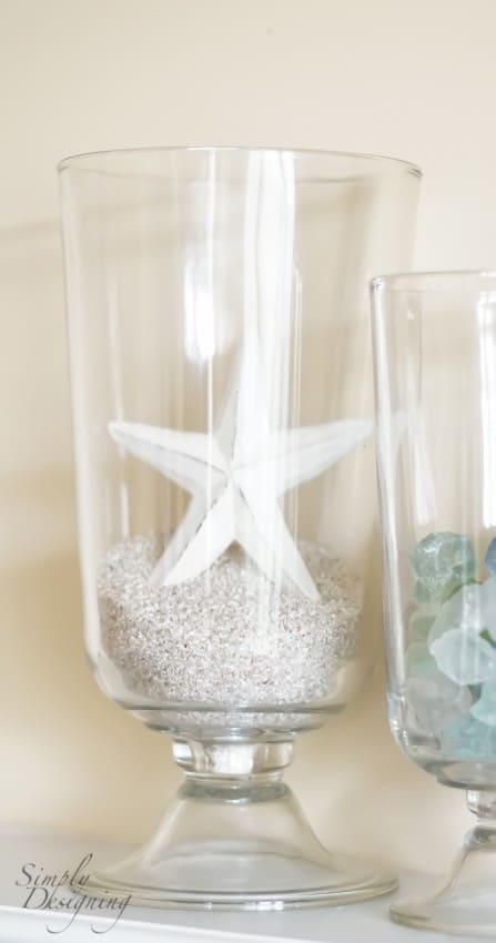 Decorate your Beach House - sand in jar