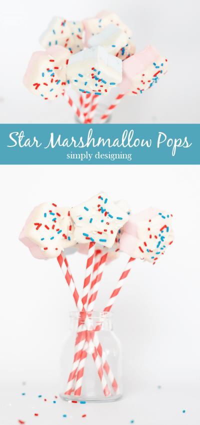 Easy to make Star Marshmallow Pops