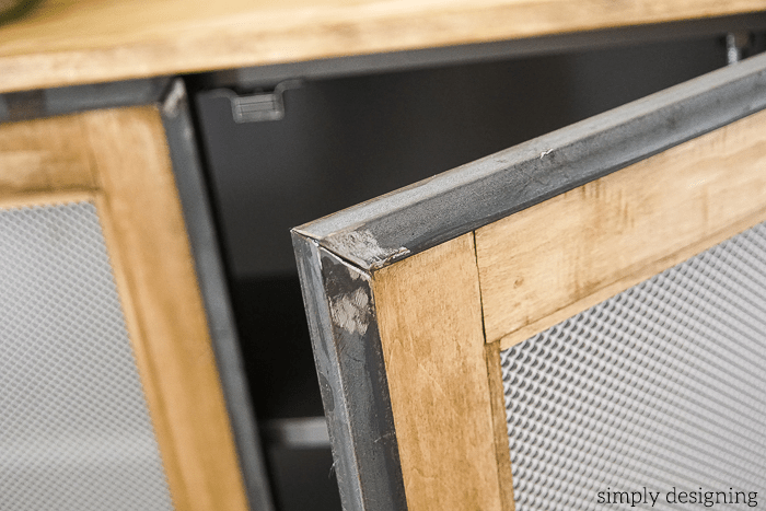 Diy Industrial Cabinet Simply, Diy Angle Iron Shelves