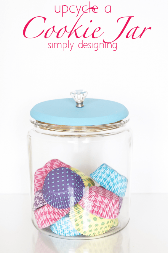 Jar with Cupcake Liners