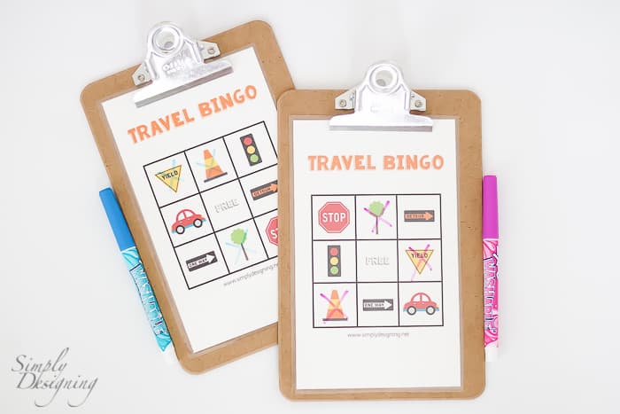 Travel Bingo Printable