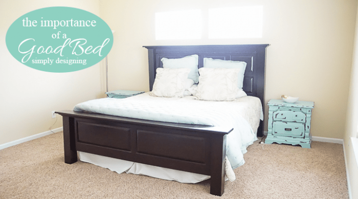 the importance of a good bed featured image | The Importance of a Good Bed | 8 | grey bedside table