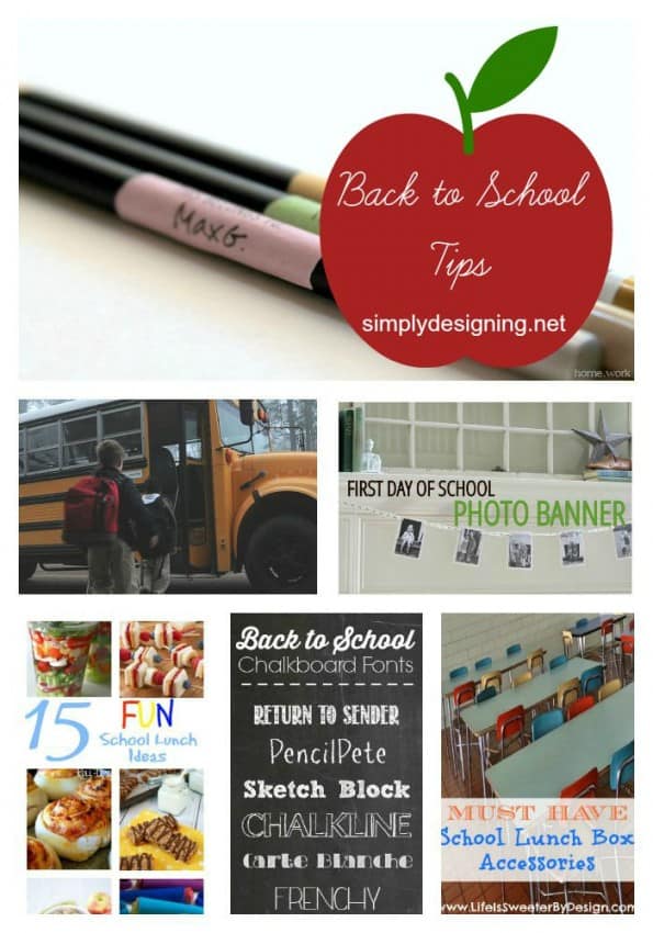 Back to school collage pinterest
