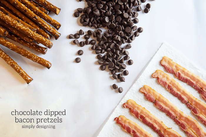 Chocolate Dipped Bacon Pretzels Recipe Ingredients