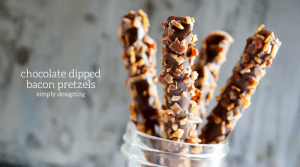 Chocolate Dipped Bacon Pretzels Recipe featured image Chocolate Dipped Bacon Pretzels 1 Chocolate Dipped Bacon