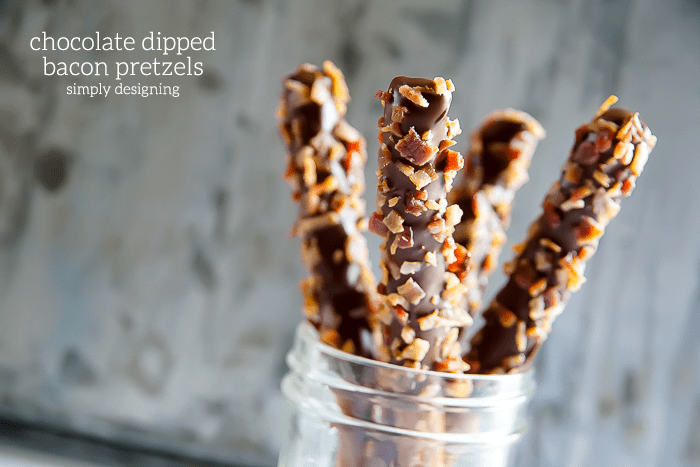 Chocolate Dipped Bacon Pretzels Recipe