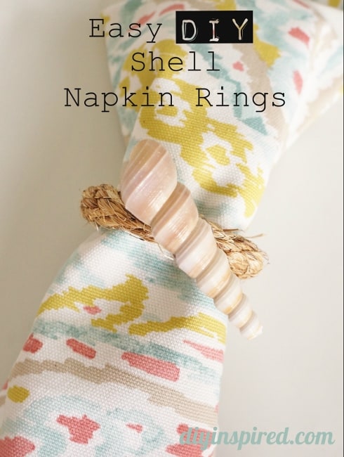 Easy Sea Shell Napkin Rings
