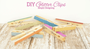 Glitter DIY Chip Clips Featured Image Glitter DIY Chip Clips 3 painted pails