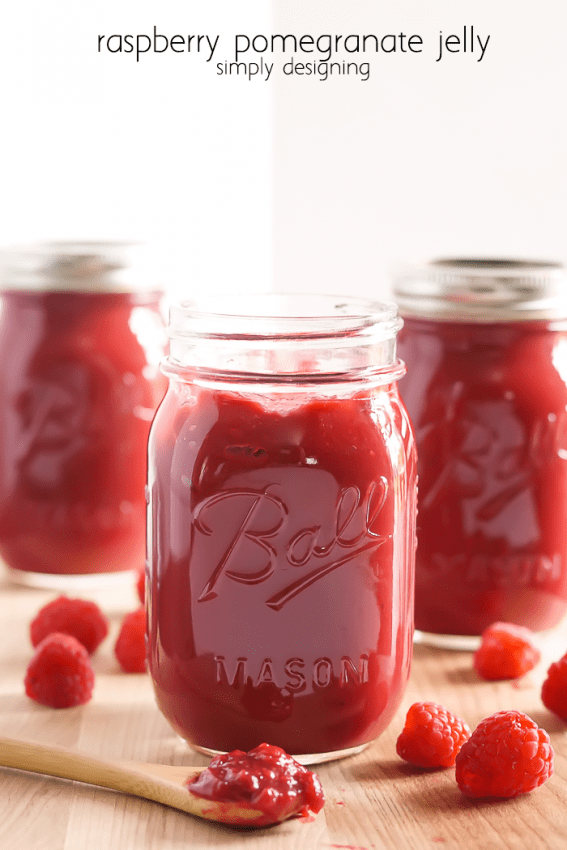 Raspberry Pomegranate Jam