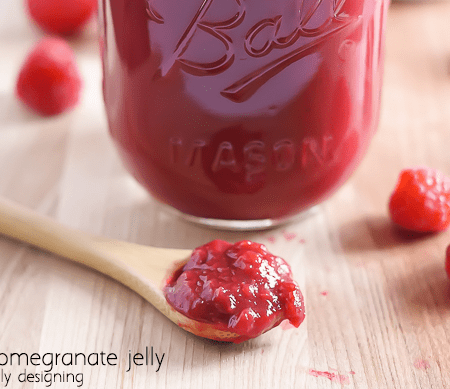 Raspberry Pomegranate Jelly - featured image
