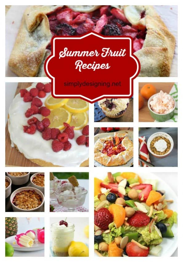 Summer Fruit Recipes Pinnable