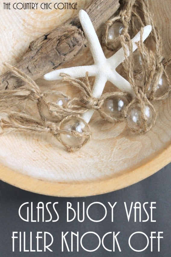 glass buoy vase filler