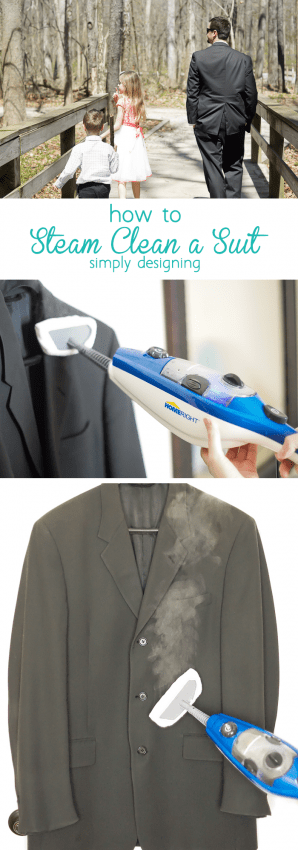 how to Steam Clean a Suit - it is really so simple to do this yourself at home