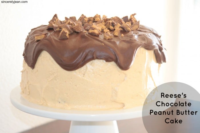 reeses chocolate peanut butter cake