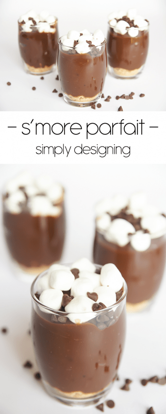 smore parfait recipe - this is so easy to make and a great dessert for kids to help make too - plus it is really yummy