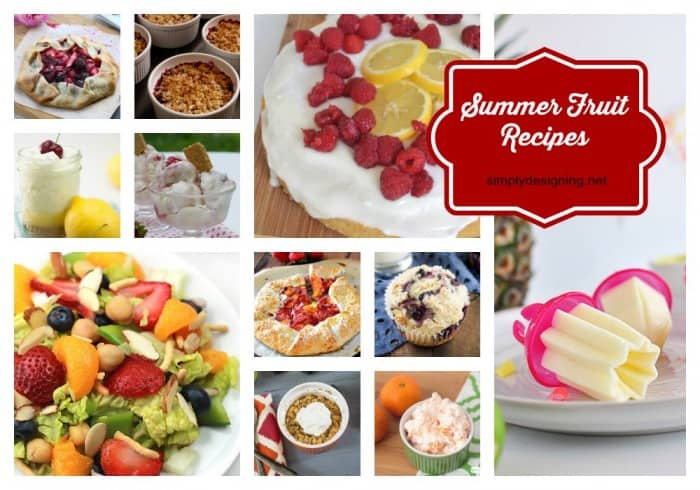 summer fruit recipes featured image | Summer Fruit Recipes | 19 | Family Friendly Summer Drinks