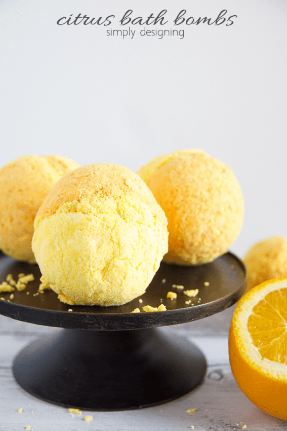 Sweet DIY Orange Bath Bombs - Citric Acid Free Bath Bomb Recipe