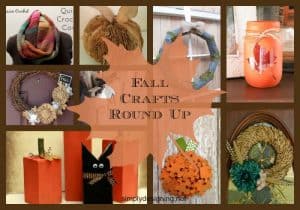 Fall Crafts Round Up Featured DIY Fall Decorations and Crafts 4 fall wreaths