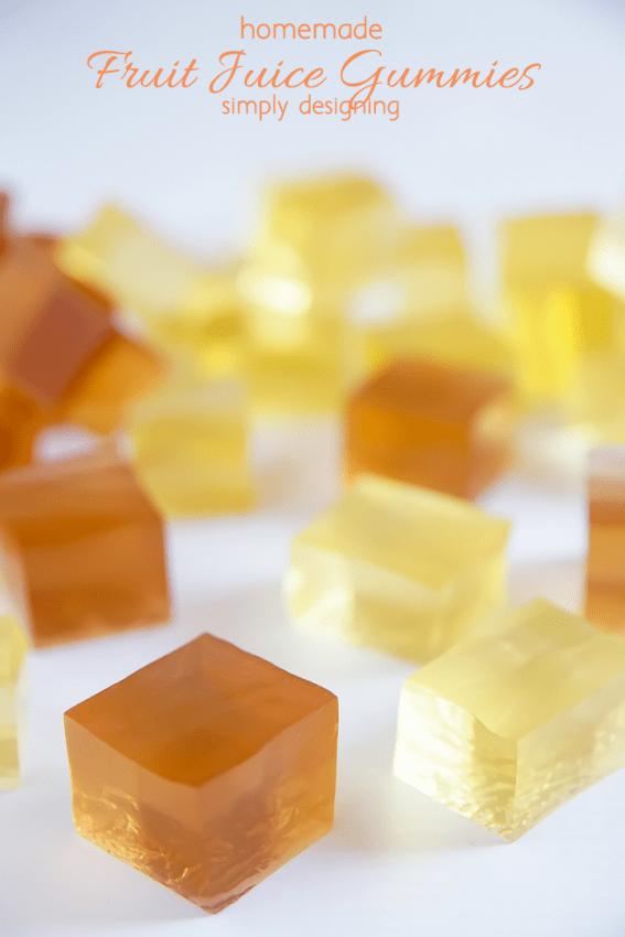 Homemade Fruit Juice Gummies-simple and delicious
