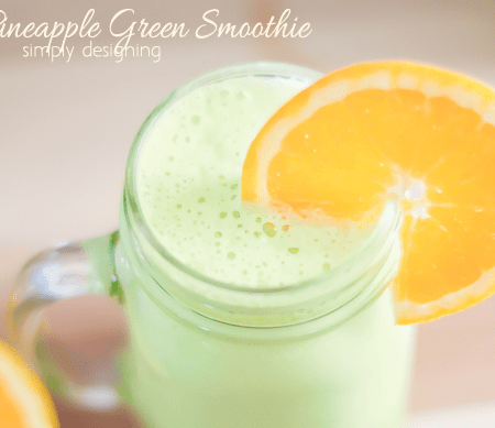 Orange Pineapple Green Smoothie Recipe - featured image