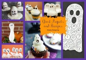 Ghost Round Up Featured Fun Ghost Crafts and Recipes 2 halloween candy bars