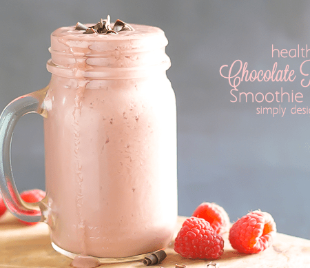 Healthy Chocolate Raspberry Smoothie Recipe