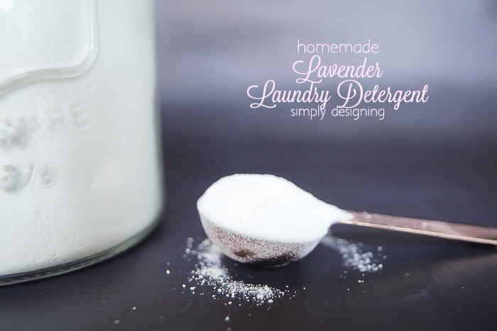 Lavender Scented Homemade Laundry Detergent