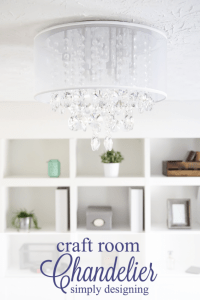 Craft Room : New Light Fixture : Part 4 | Simply Designing with Ashley