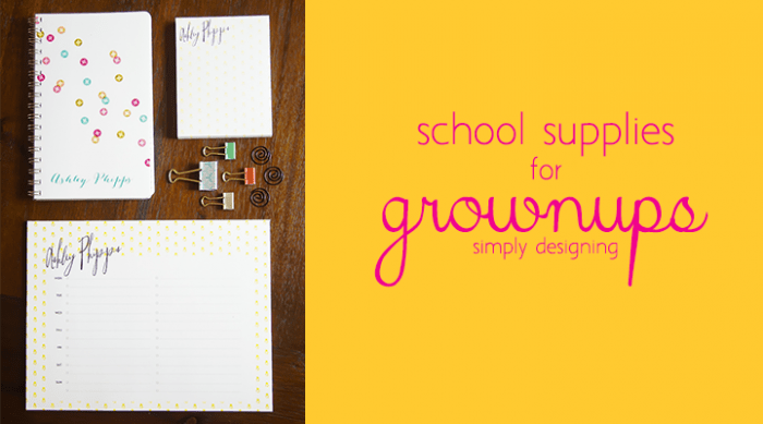 School Supplies for Grownups featured image | Back to School Supplies for Grownups | 16 | New Year's Resolutions