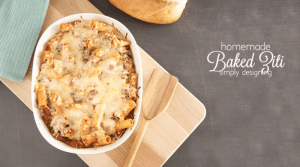 This is my favorite Baked Ziti Recipe featured image Homemade Baked Ziti Recipe 3 Healthy Chocolate Raspberry Smoothie Recipe