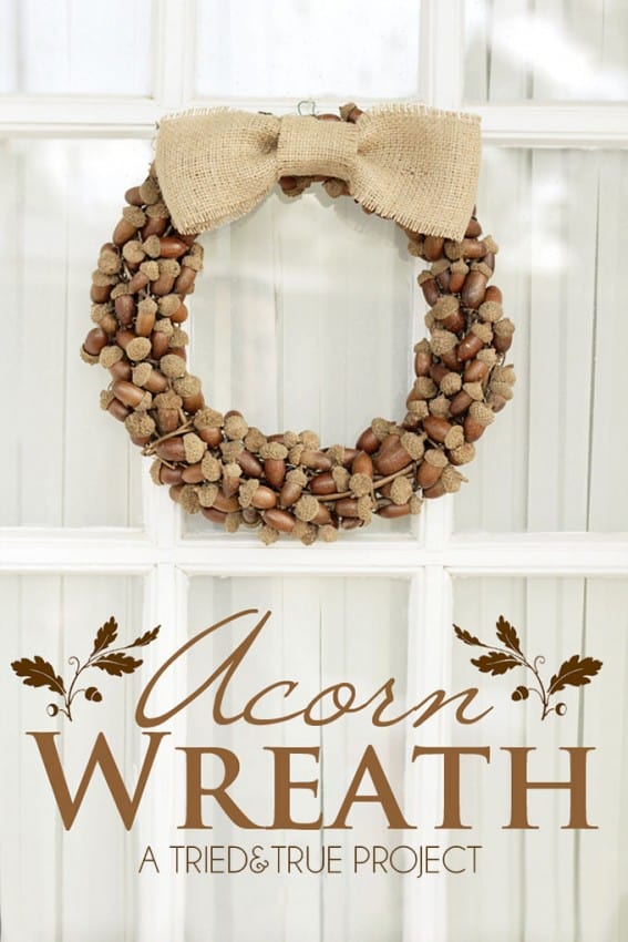 acorn wreath tried and true