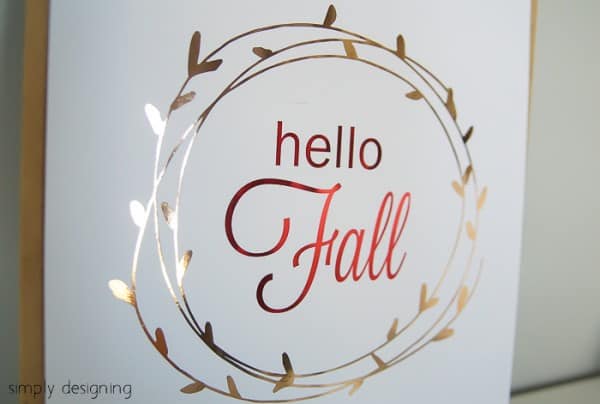 Hello Fall Printable | Simply Designing with Ashley