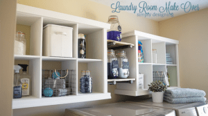 Cube Cubby Hack featured image Laundry Room Make-Over 1 laundry room