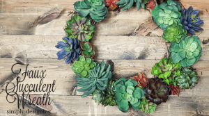 How to make a Faux Succulent Wreath featured image Faux Succulent Wreath [Pottery Barn Knock-Off] 4 burlap canvas