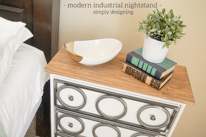 Modern Industrial Nightstand