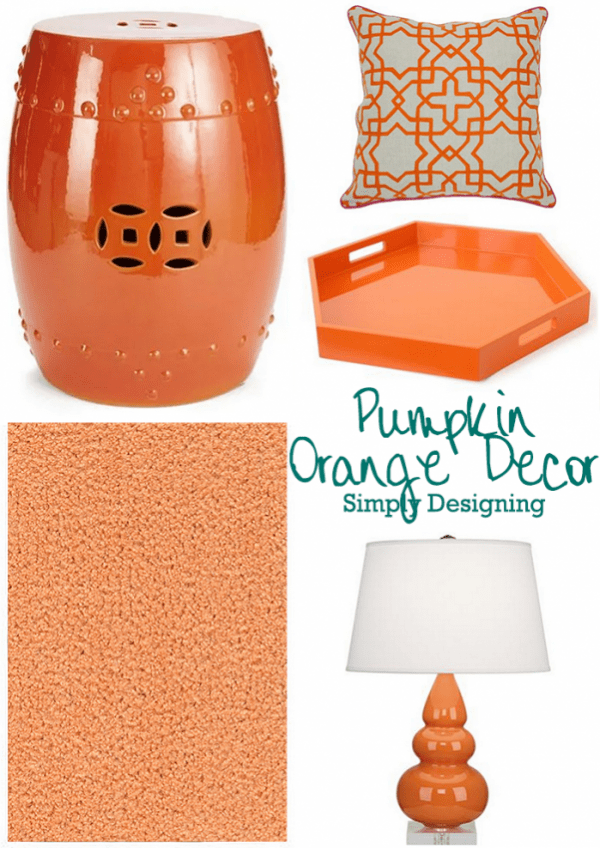 Pumpkin Orange Decor