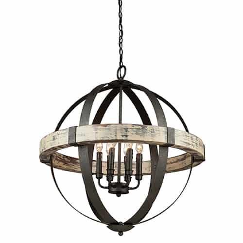 industrial chandelier