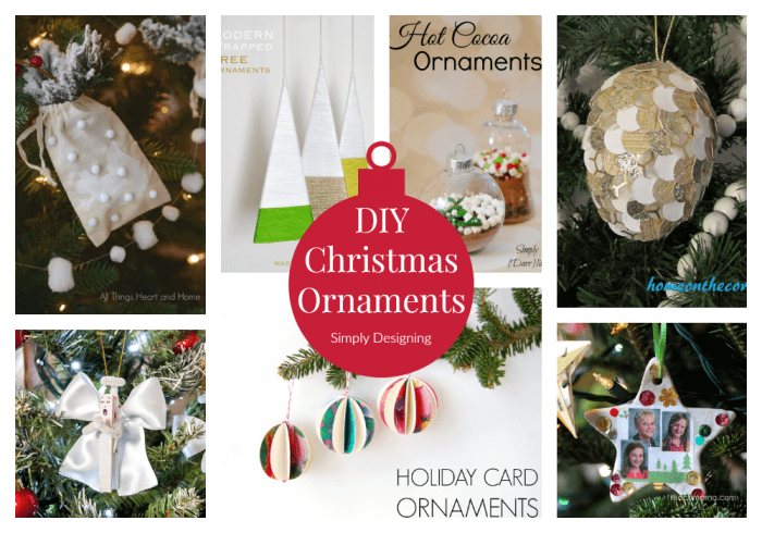 DIY Christmas Ornaments Round Up Featured Image | DIY Christmas Ornaments | 35 | fabric Christmas trees