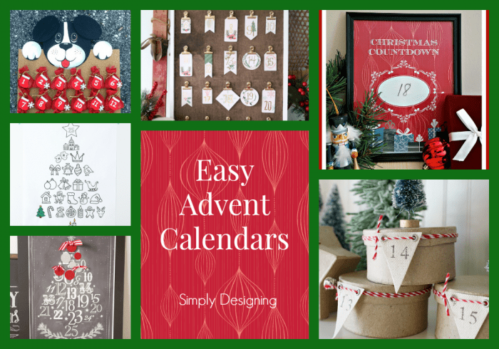 Easy Advent Calendars Featured Image Advent Calendars for Christmas Countdown 31 back to school