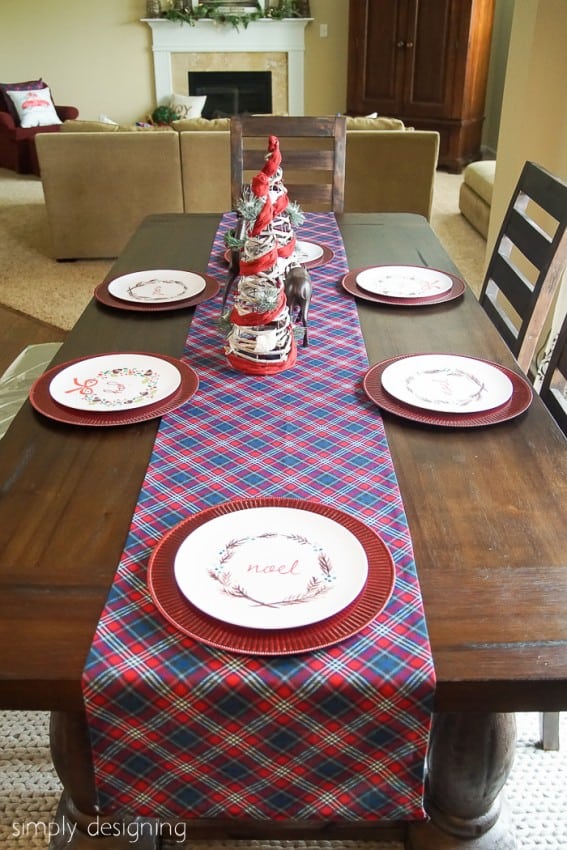 how to have a Stress-Free Christmas - Christmas tablescape