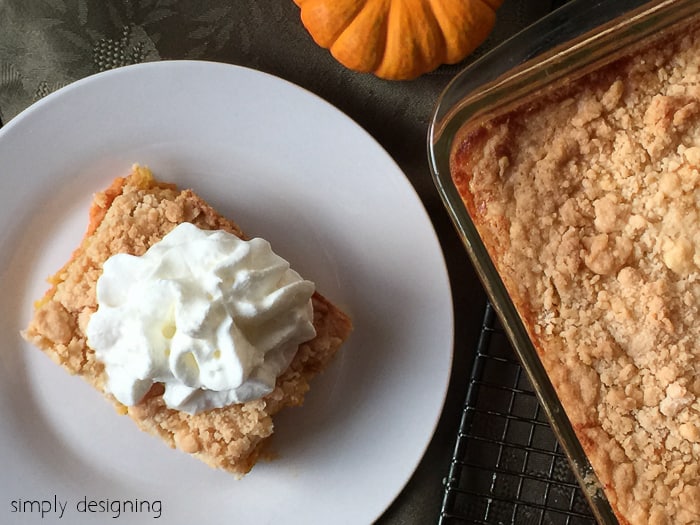 Pumpkin Dump Cake