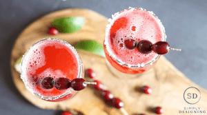 Cranberry Lime Mocktail featured image Cranberry Lime Mocktail Recipe 4 DIY Wedding Signs