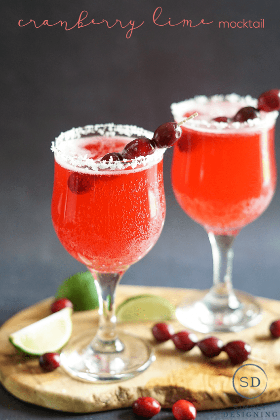 Cranberry Lime Mocktail Recipe