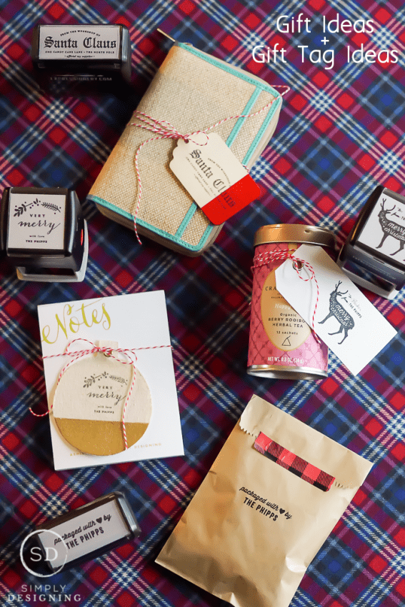 Simple Gift Ideas and Gift Tags for the holidays