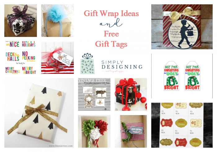 Gift Wrap Gift Tags Featured Image Gift Tag and Gift Wrap Ideas you can do yourself 26 Family Holiday Gift Guide